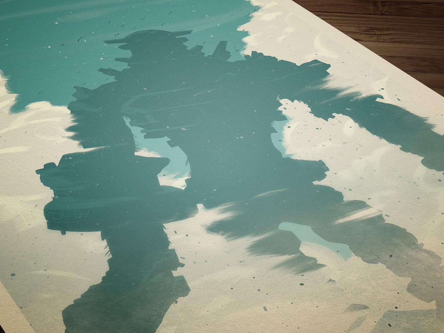 Shadow of the Colossus Inspired Travel Poster - Epic Gaming Art Print