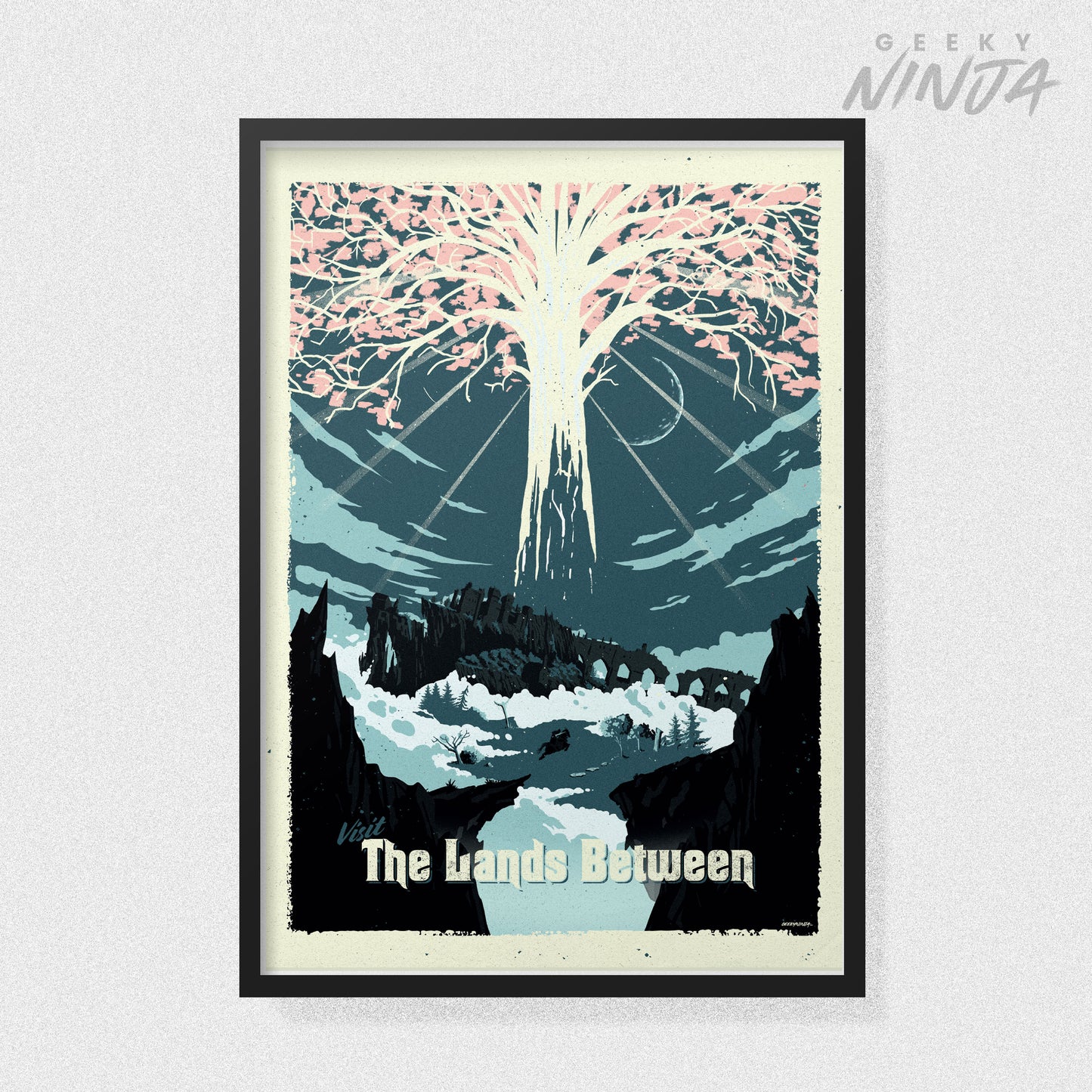 Elden Ring Travel Poster - Vintage Travel Poster Art