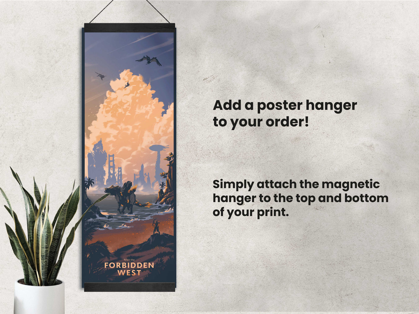 Forbidden West Poster - Horizon Forbidden West Travel Poster Art