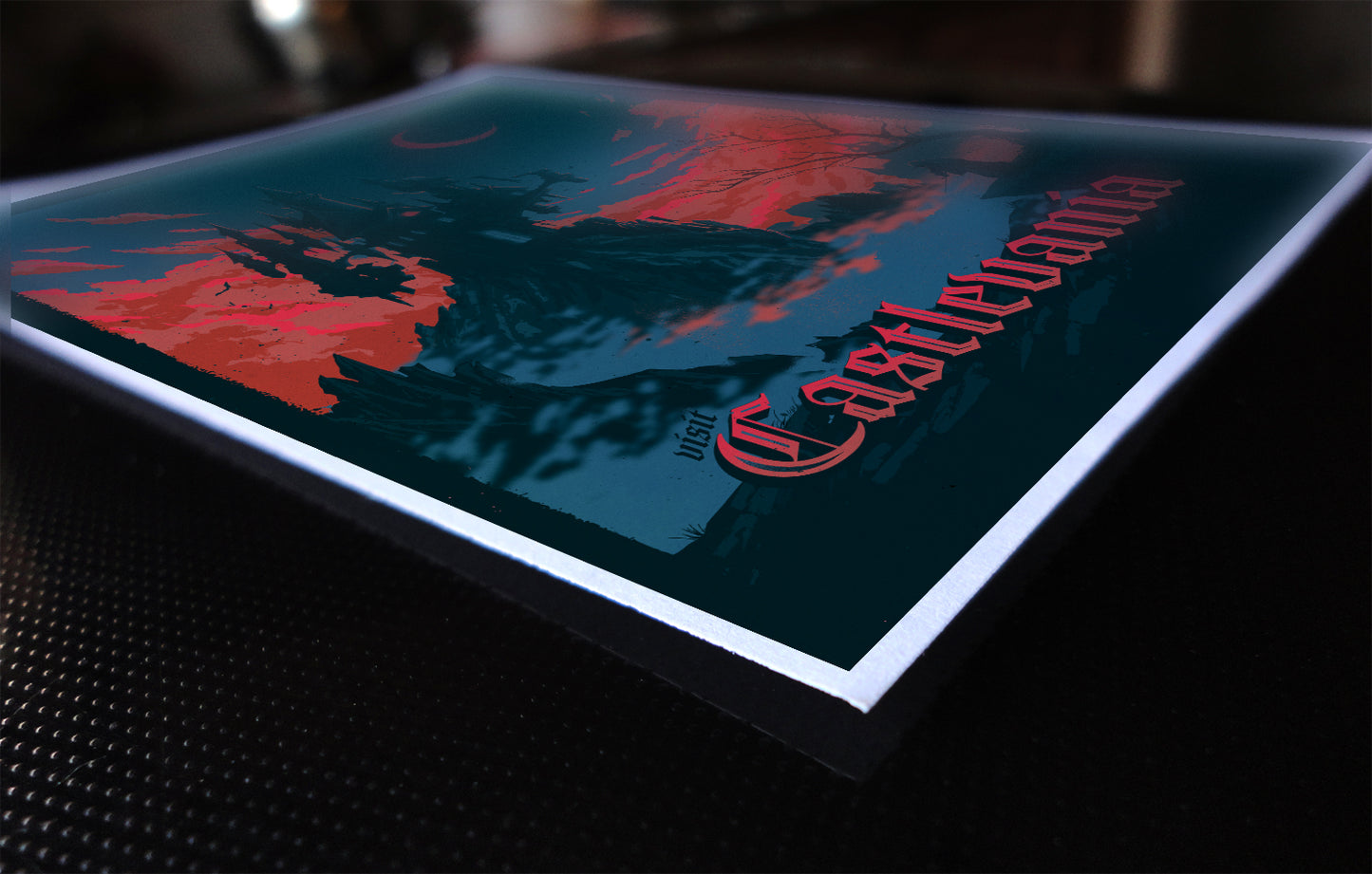 Castlevania Travel Poster - Castlevania Vintage Travel Poster Art