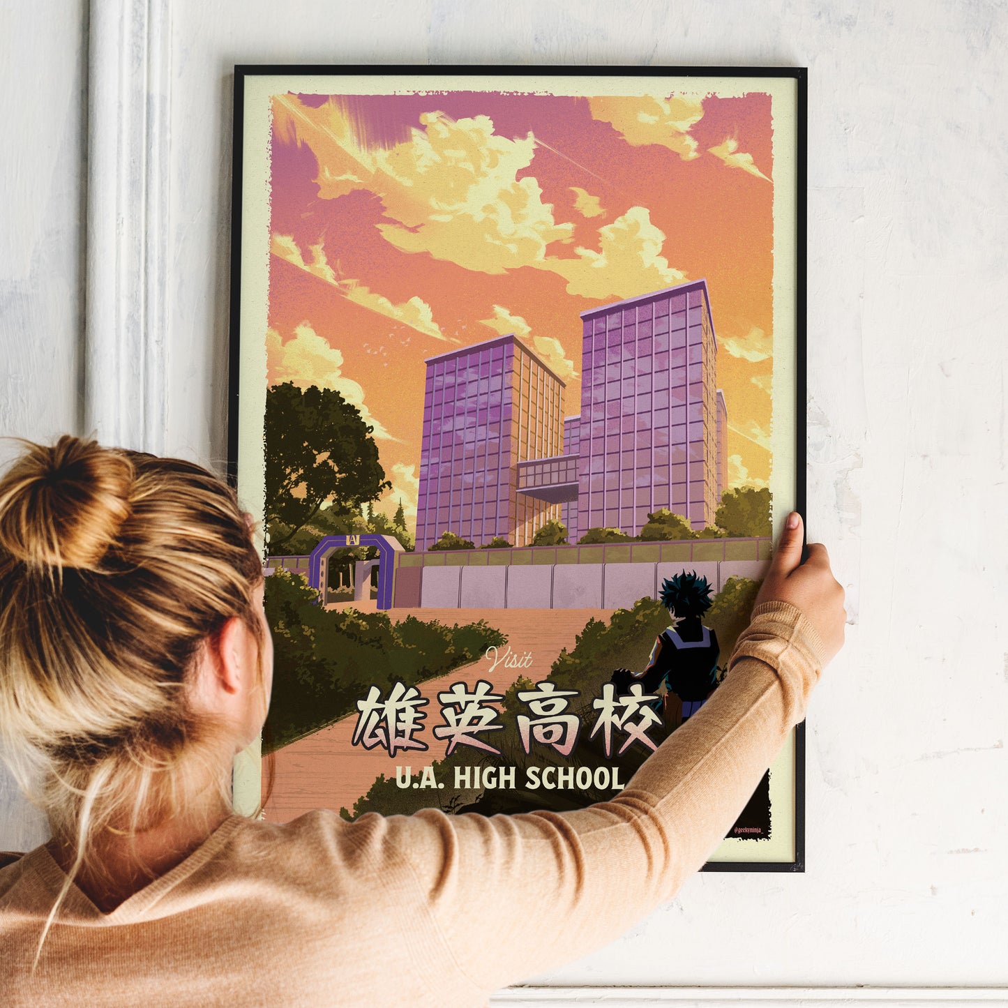 U.A. High School Travel Poster - My Hero Academia Poster
