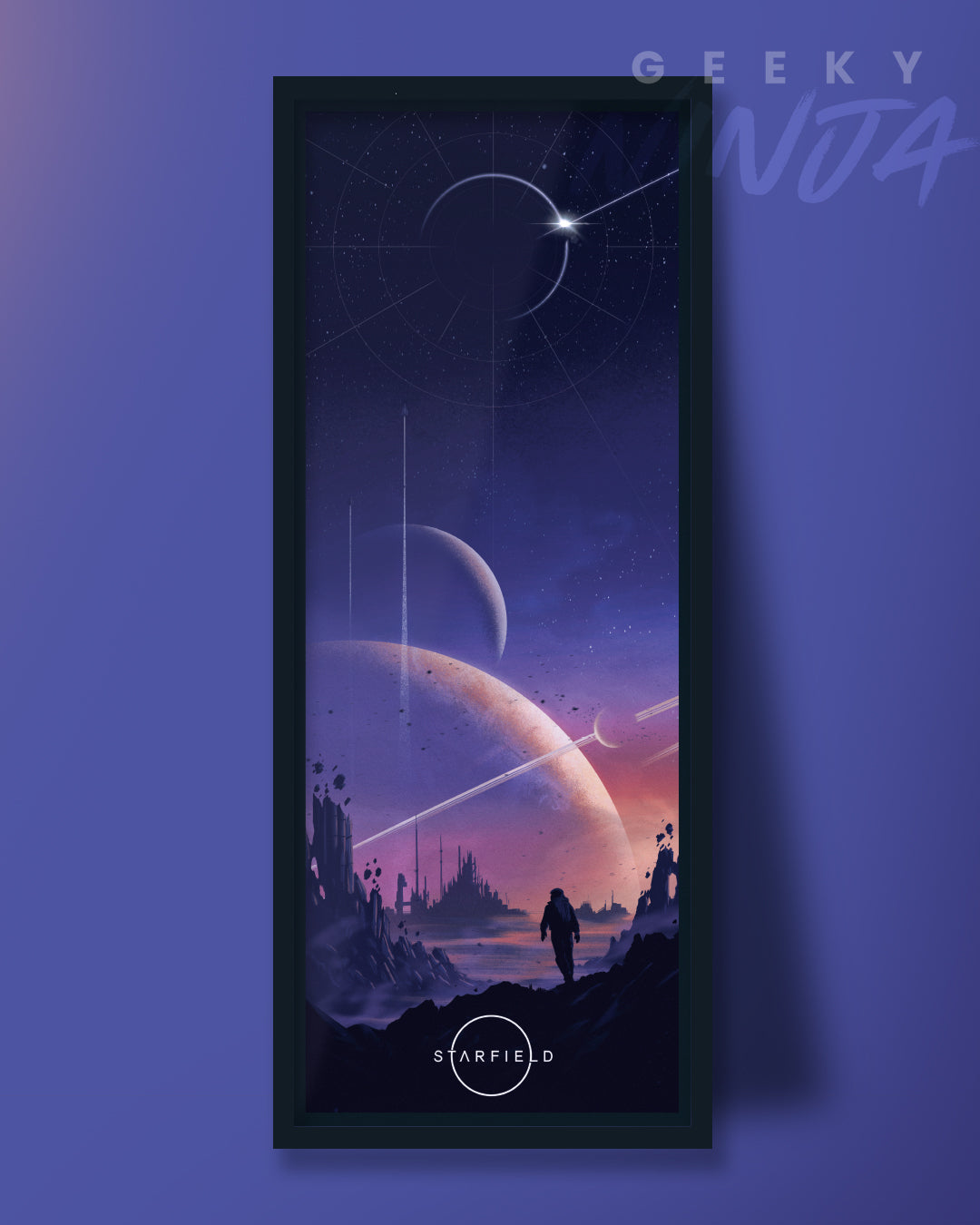Starfield Inspired Poster - Galactic Adventure Art Print