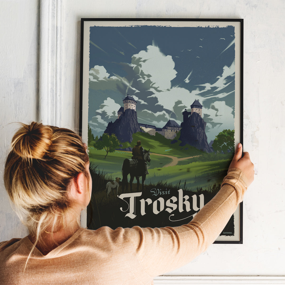 Trosky Travel Poster - Kingdom Come Deliverance Poster