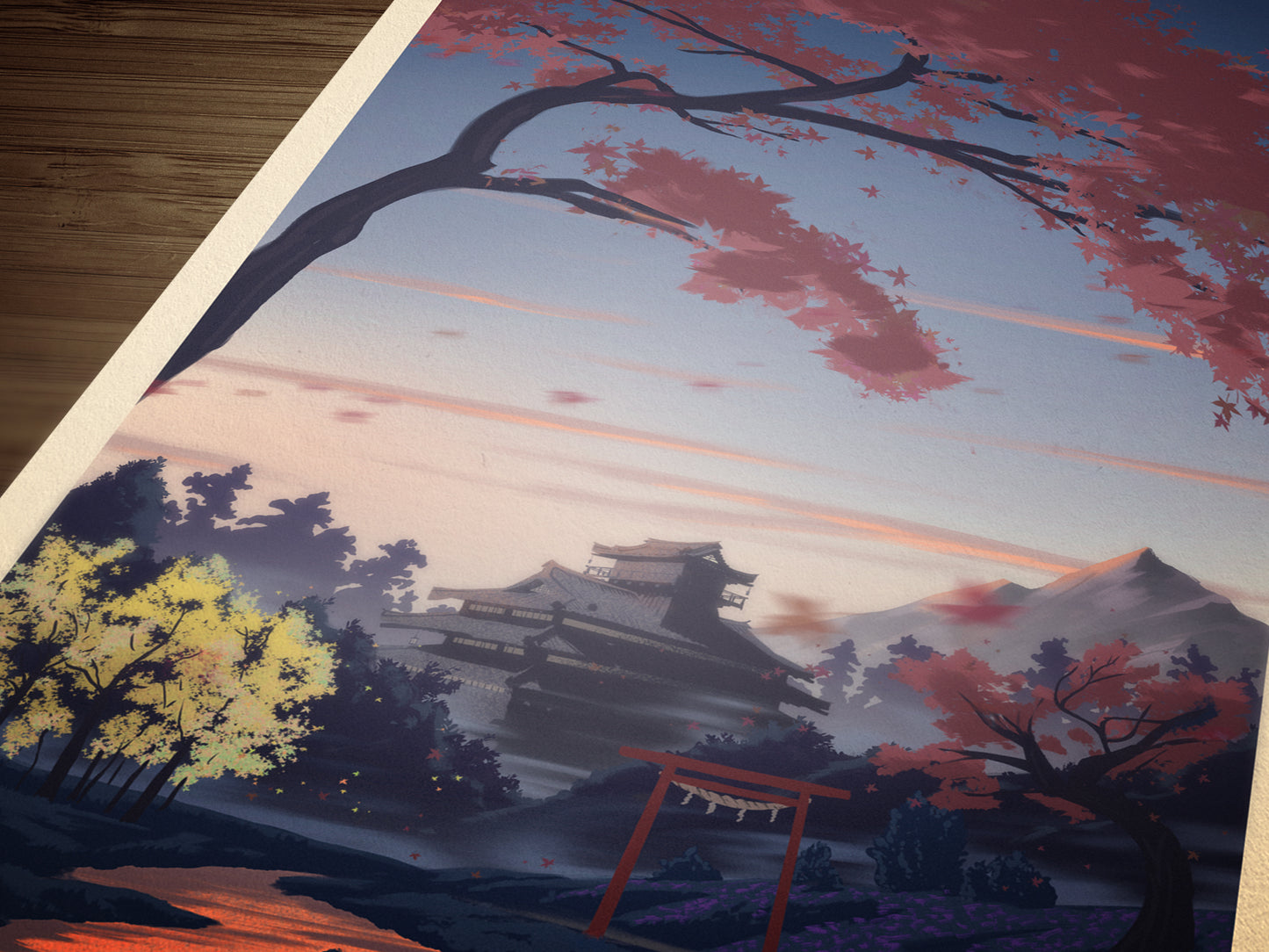 Ghost of Tsushima Poster - Visit Tsushima Vintage Travel Poster Art