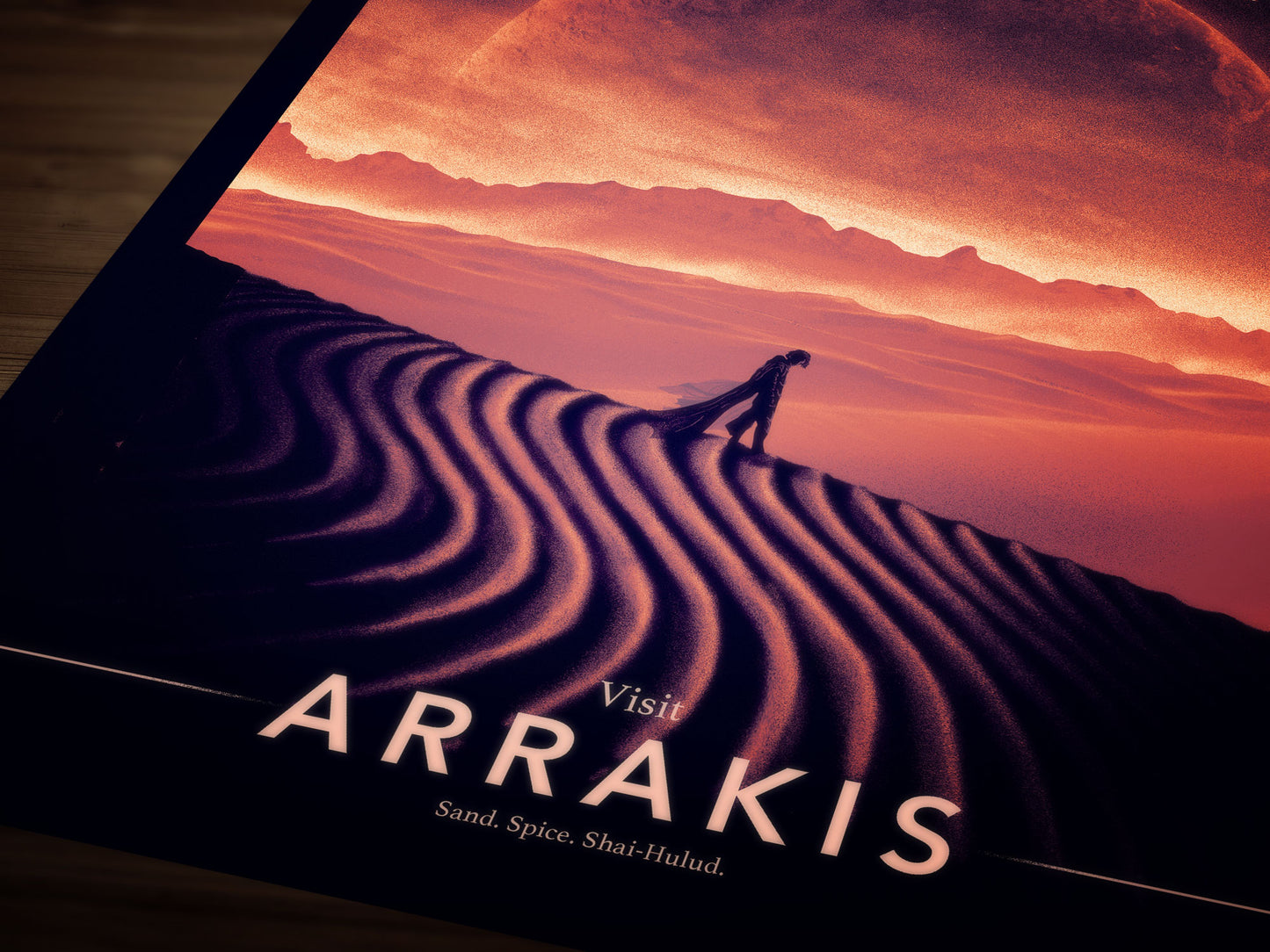 Arrakis Travel Poster - Dune Vintage Travel Poster Art