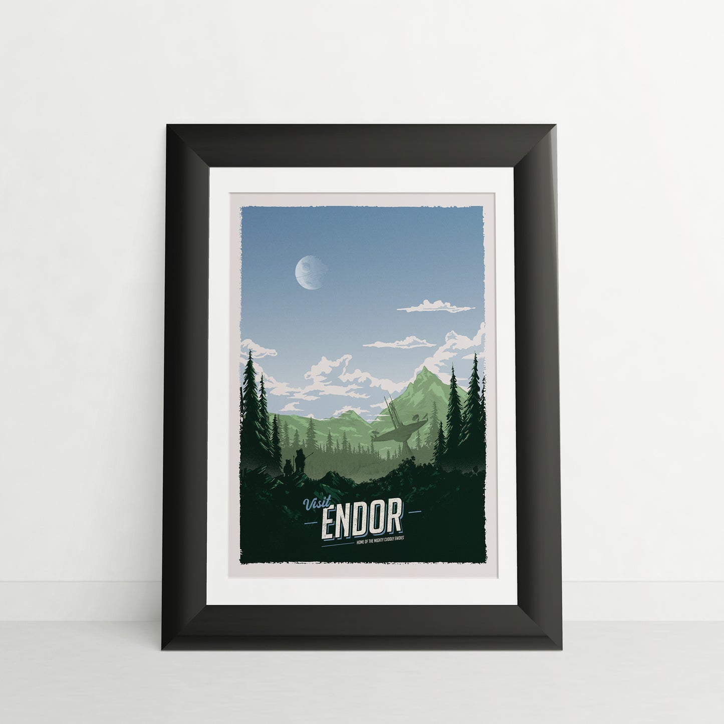 Endor Travel Poster - Vintage Travel Poster Art