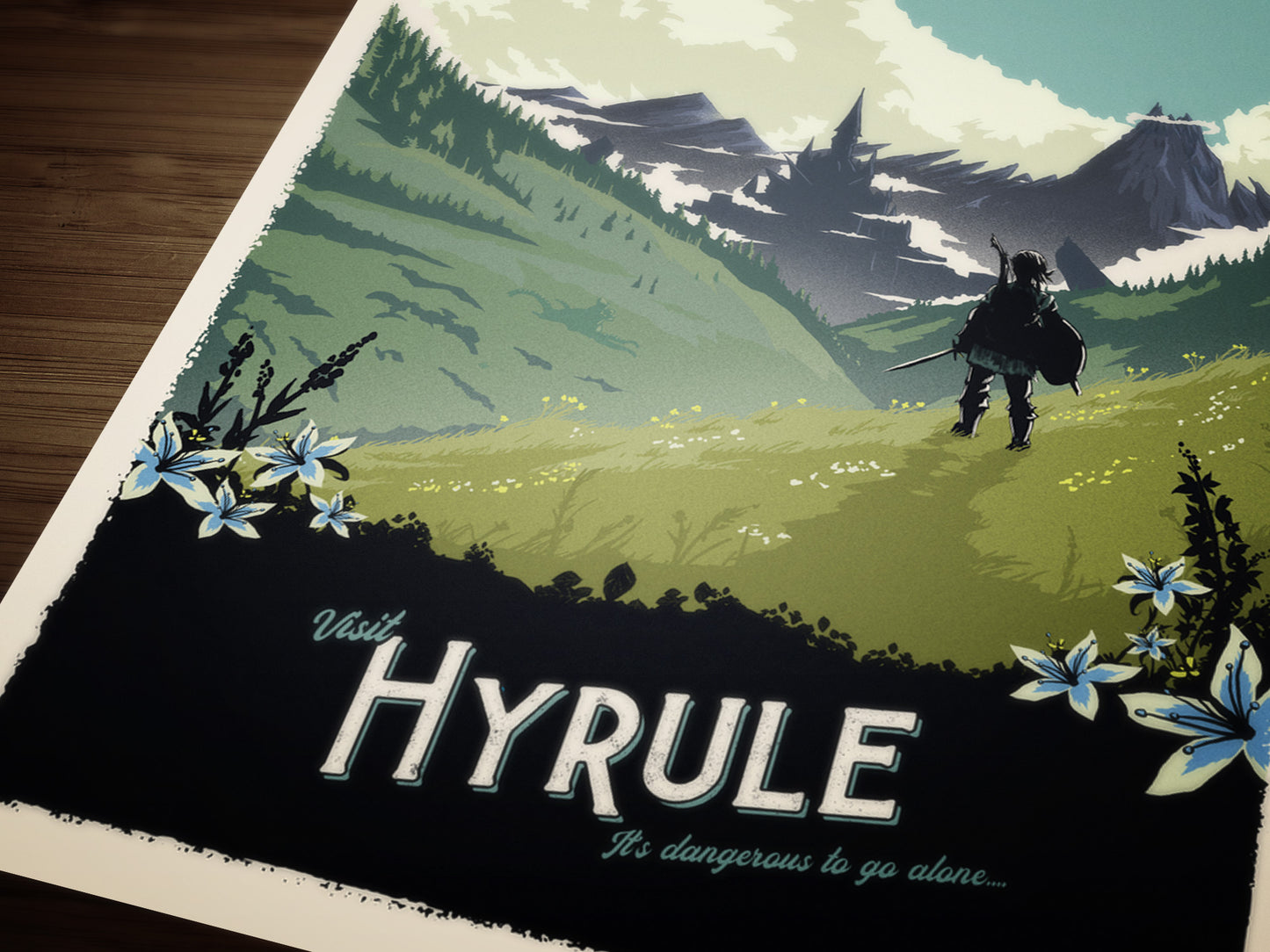 Hyrule Travel Poster - Vintage Travel Poster Art