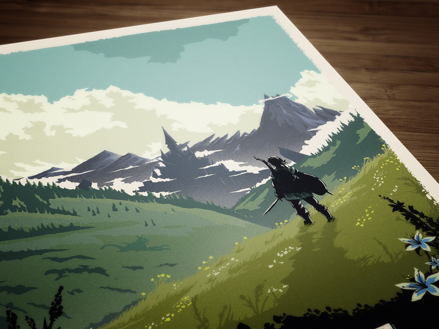 Hyrule Travel Poster - Vintage Travel Poster Art