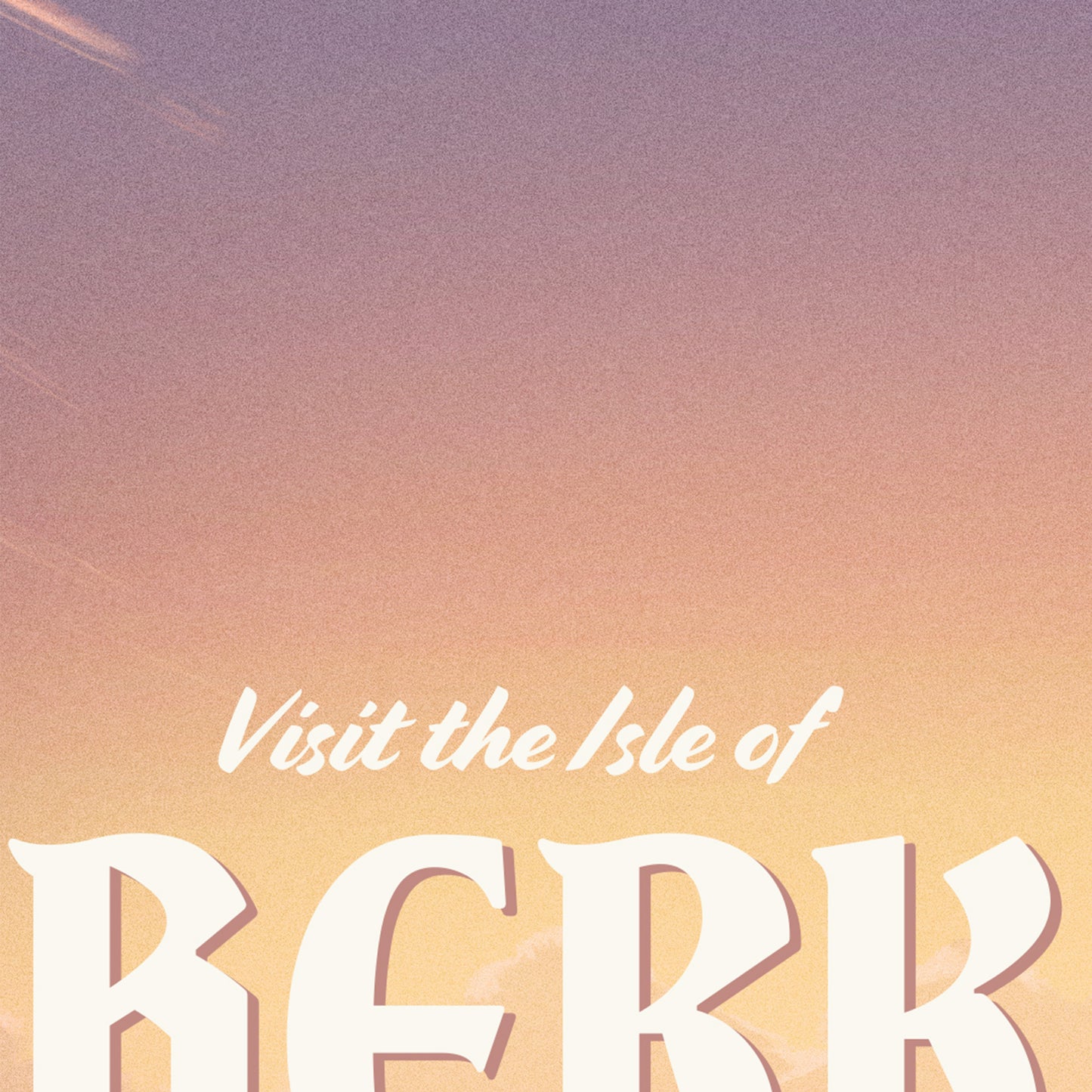 Isle of Berk Travel Poster - HTTYD Poster Art