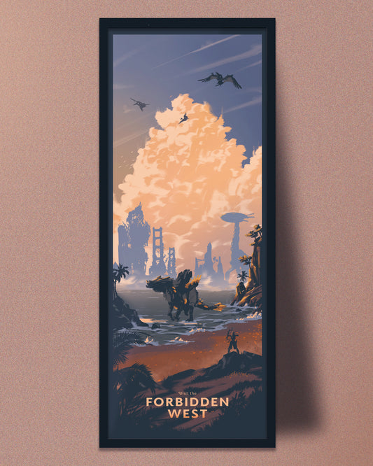 Forbidden West Poster - Horizon Forbidden West Travel Poster Art