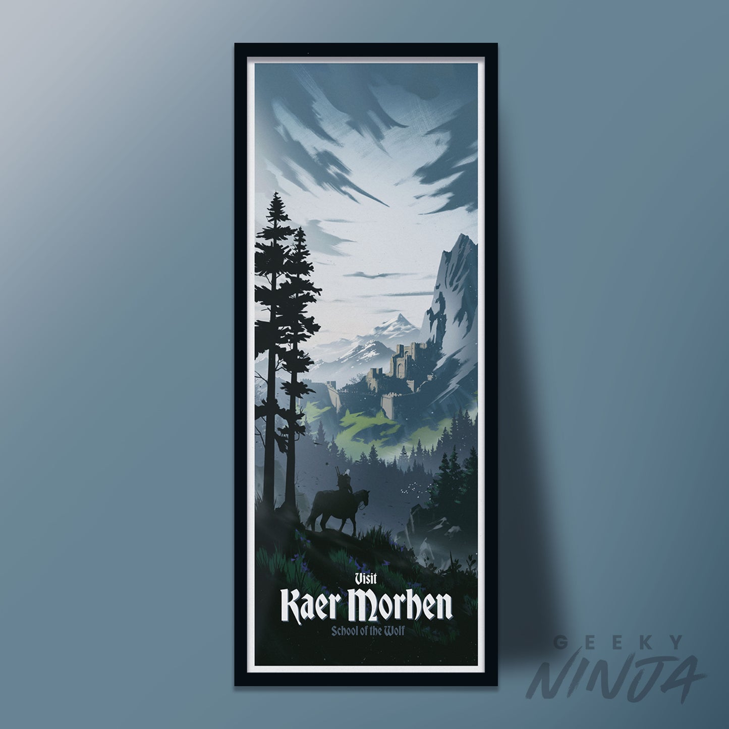 Kaer Morhen Poster - The Witcher Poster Art