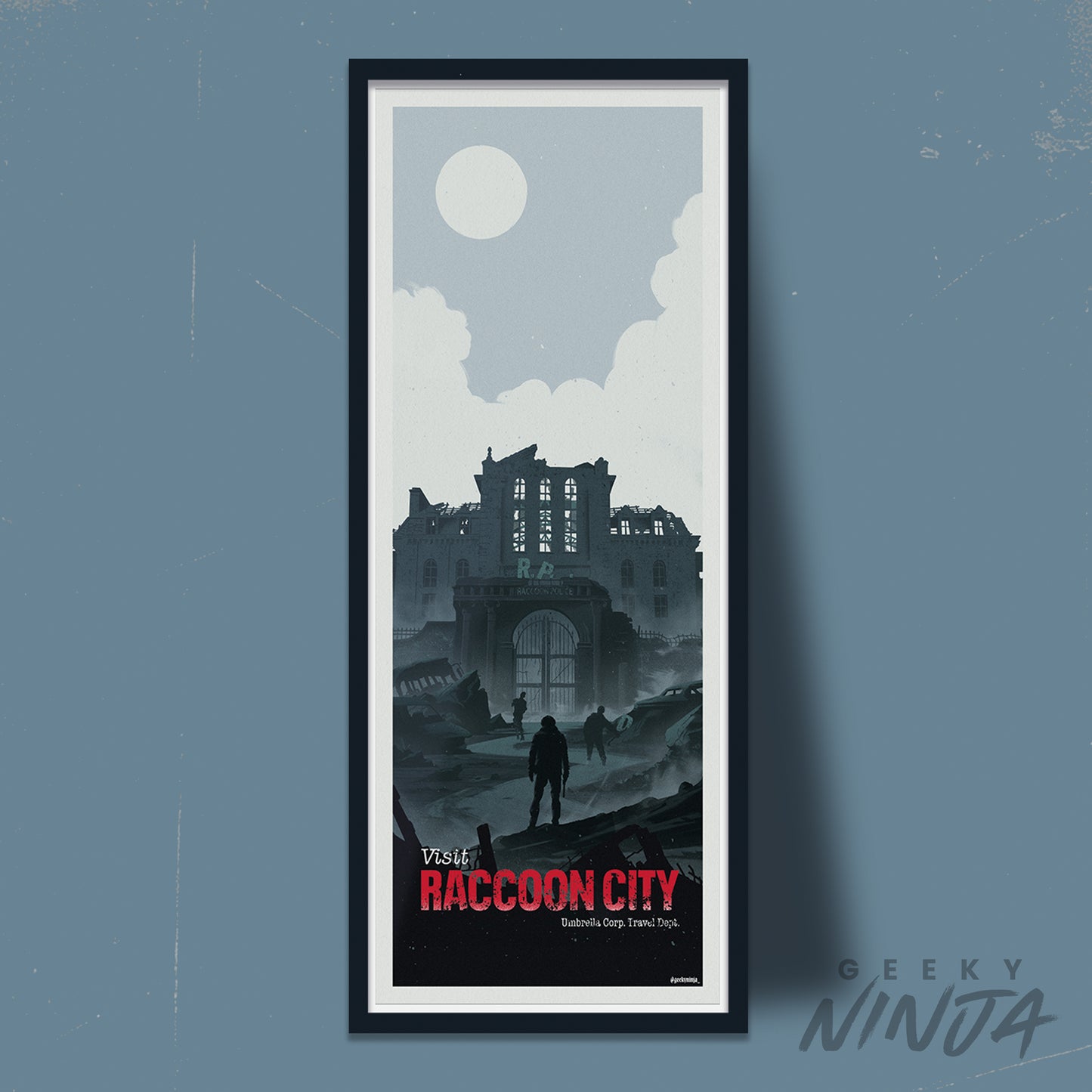 Raccoon City Travel Poster - Resident Evil Poster Art