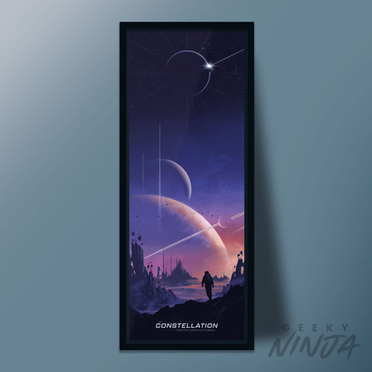 Starfield Inspired Poster - Galactic Adventure Art Print