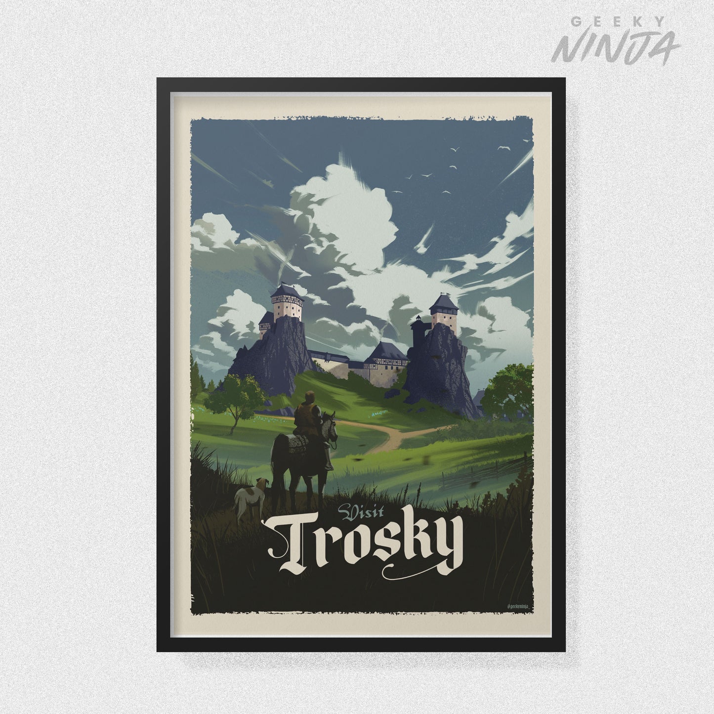 Trosky Travel Poster -  Kingdom Come Deliverance Poster