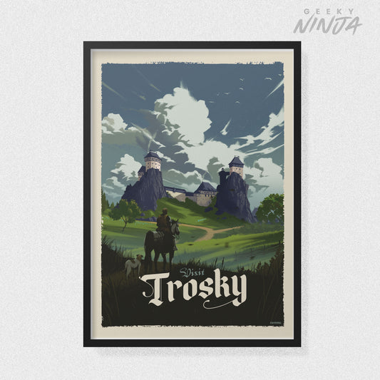 Trosky Travel Poster -  Kingdom Come Deliverance Poster