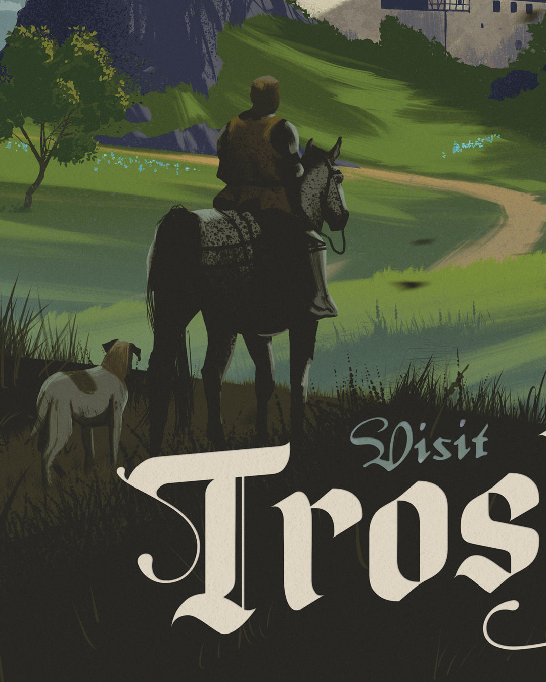 Trosky Travel Poster -  Kingdom Come Deliverance Poster