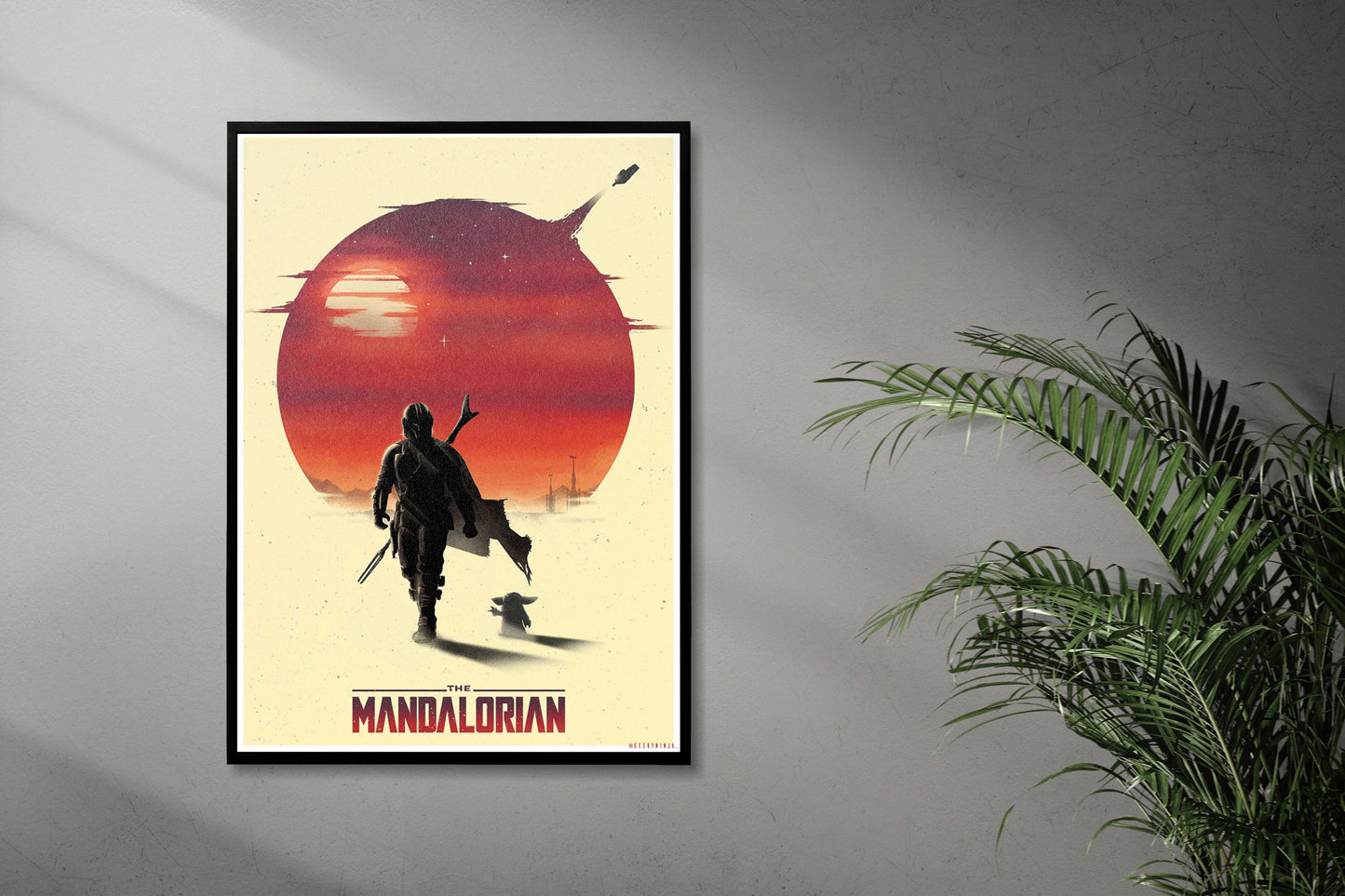 Mandalorian - Geek Poster Wall Art